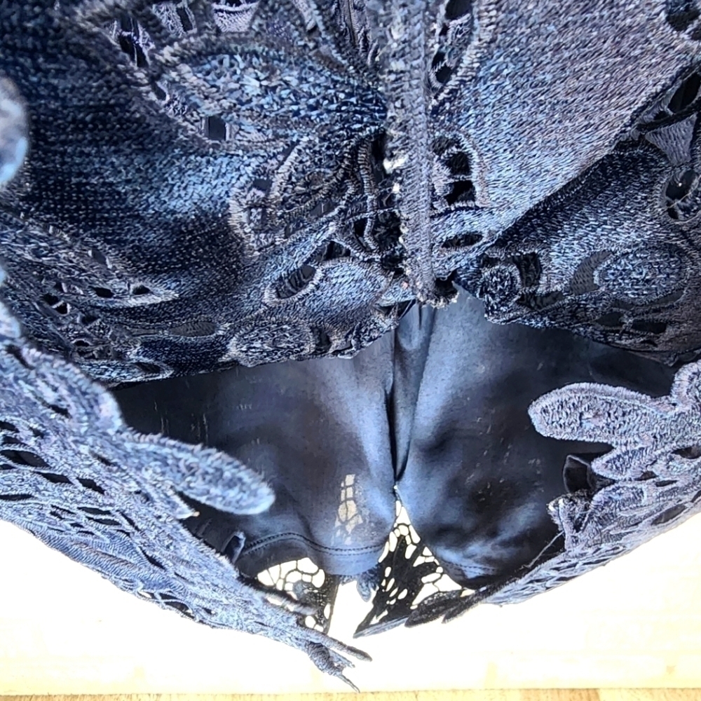 H&M Lace Cocktail Sleeveless Dress Size S - Picture 6 of 9